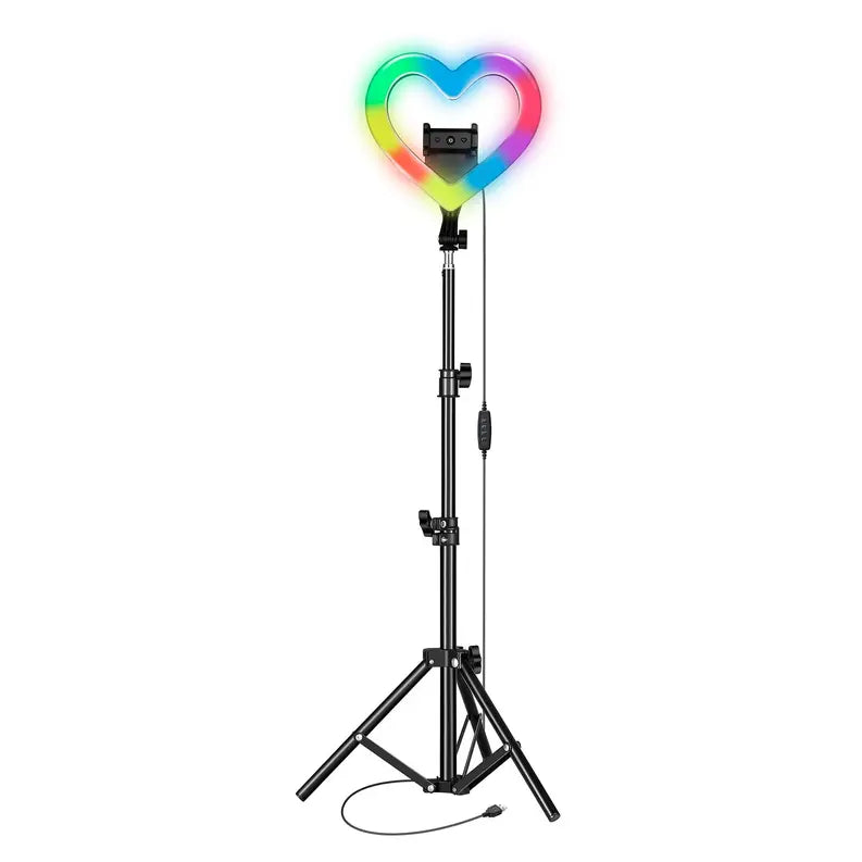 PRO Live Stream 10" Heart Ring Light with RGB (SC-2330RGB) Supersonic