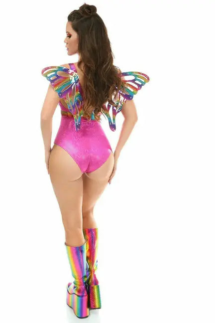 PVC Large Butterfly Wing Body Harness Daisy Corsets