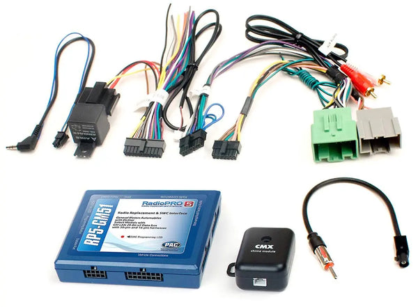 Pac Onstar Radio Replacement Interface/steering Wheel Control For '14-'19 Chevrolet/gm Vehicles PAC