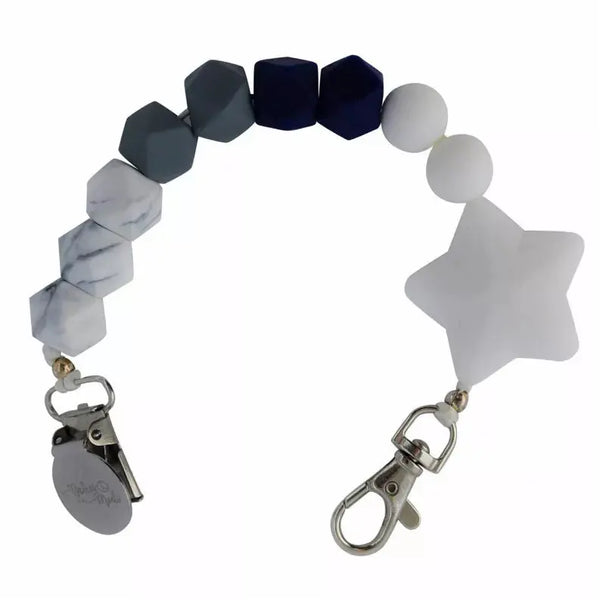 Pacifier Clip Babies a la Mode