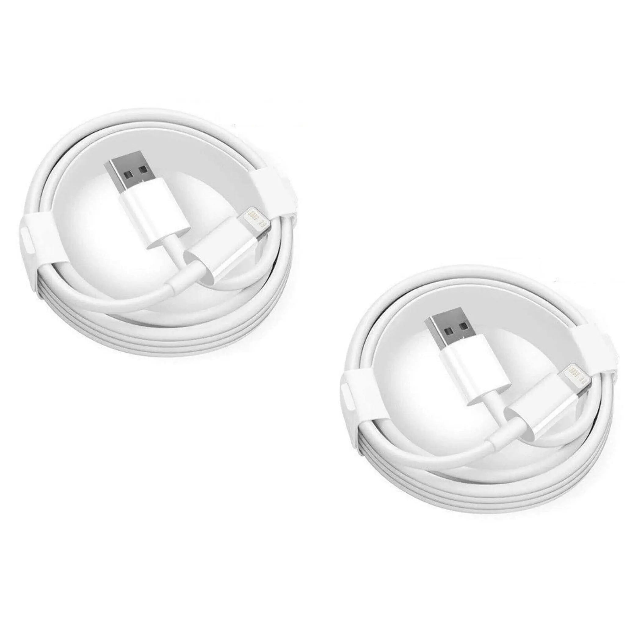 Pack of 2 Long 10FT Charger Cable Cords for iPhone Indoor Outdoor