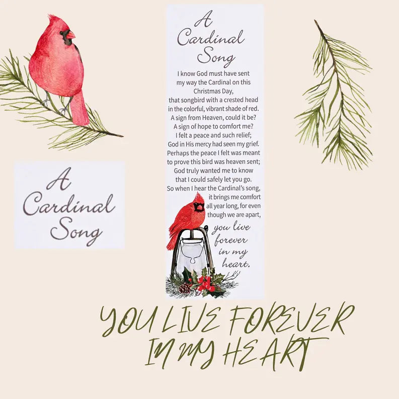 Packaged Bookmarks A Cardinal Song Dicksons Inc