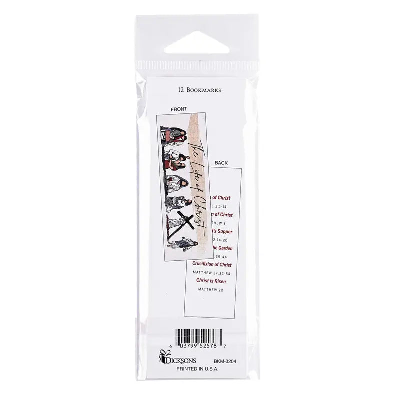 Packaged Bookmarks Life Of Christ Dicksons Inc