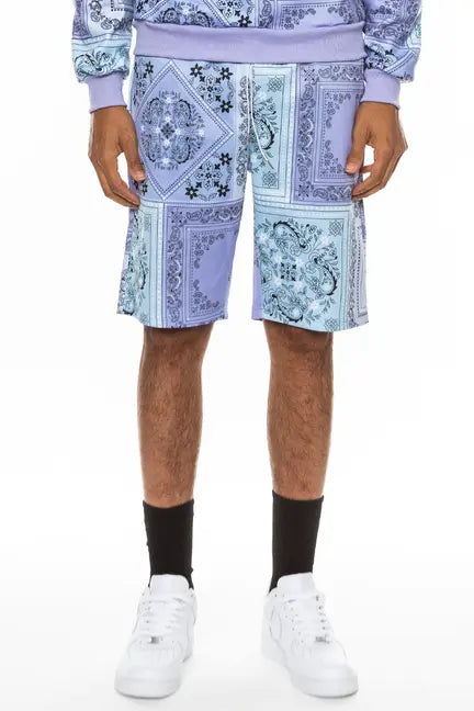 Paisley All Over Print Shorts WEIV