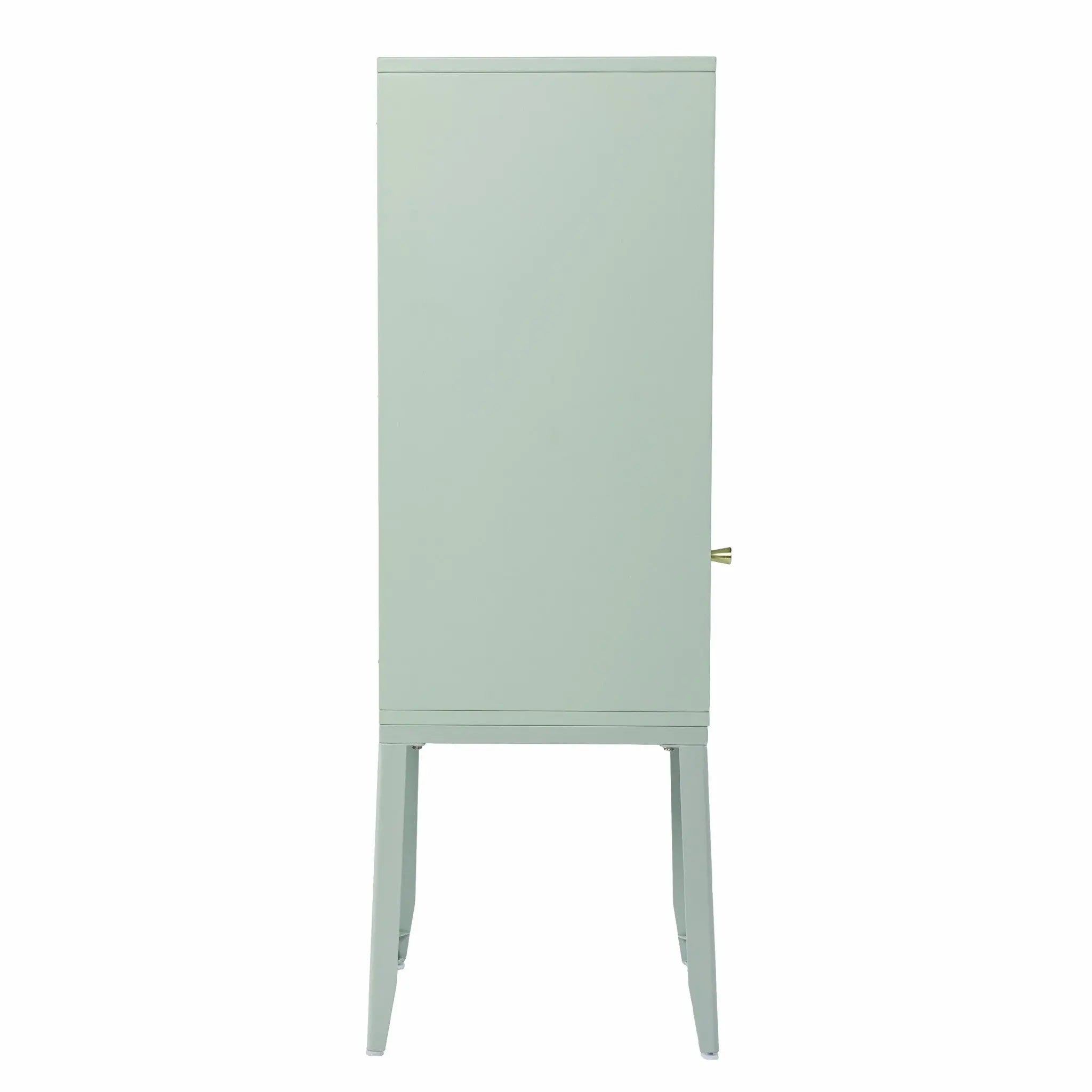 Pale Green Crosshatch Accent Storage Cabinet Homeroots Kitchen & Dining