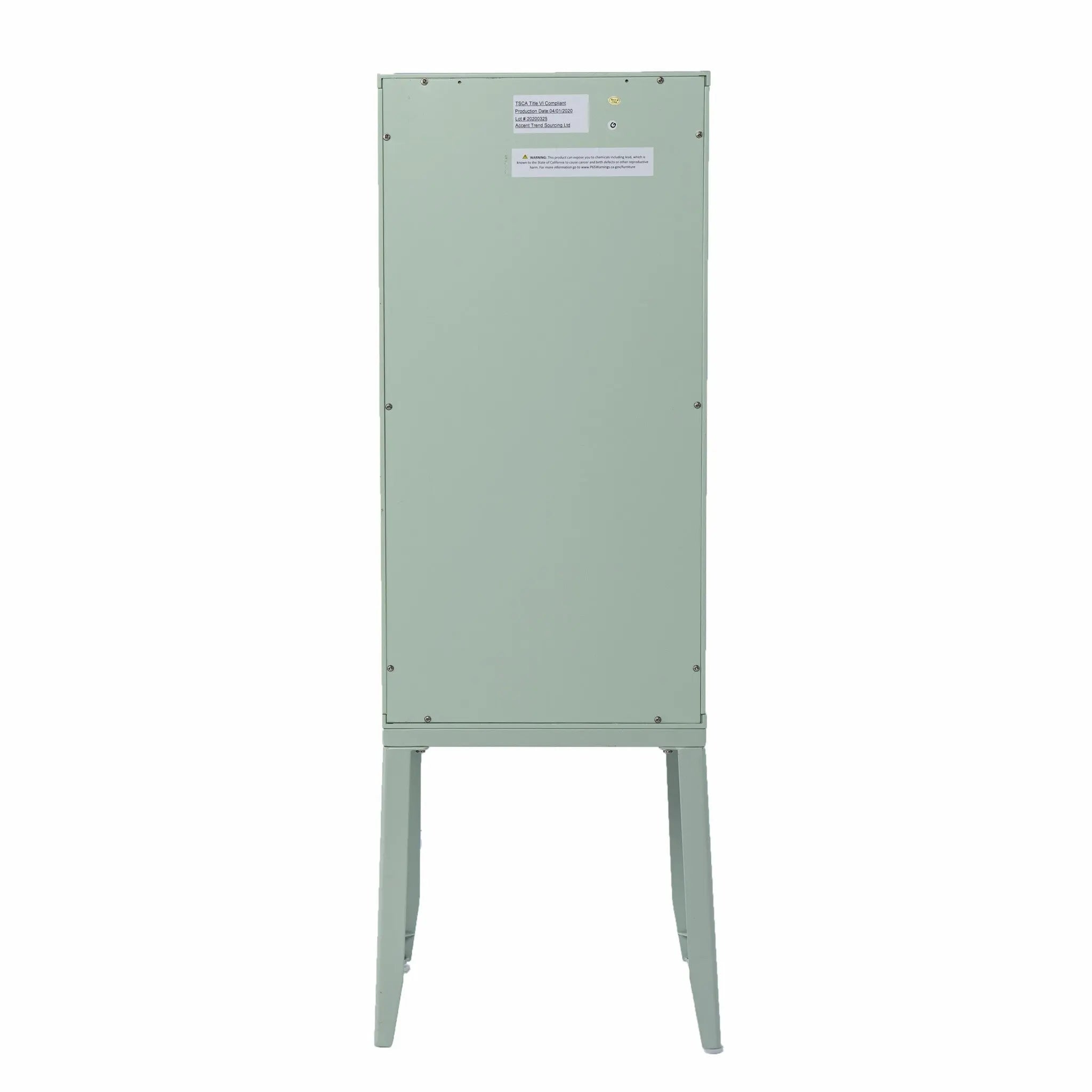 Pale Green Crosshatch Accent Storage Cabinet Homeroots Kitchen & Dining