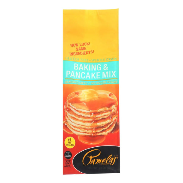 Pamela's Products - Baking And Pancake Mix - Wheat And Gluten Free - Case Of 6 - 24 Oz. Pamela's Products