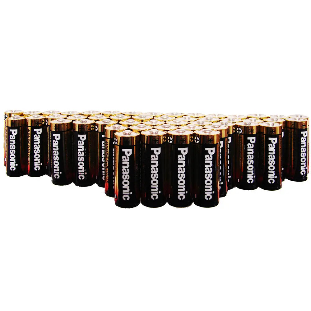 Panasonic Alkaline Size "aa" Plus Power 1 Box = 48 Batteries Blister Box Panasonic