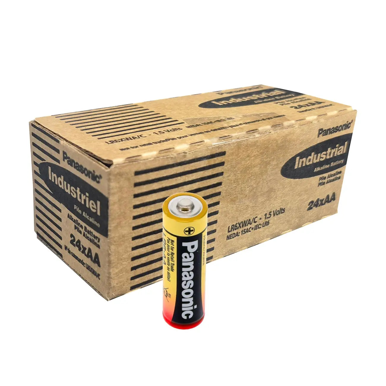 Panasonic Alkaline "aa" Cell 24 Piece Box Of Batteries Panasonic