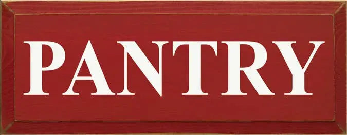 Pantry Wood Sign Sawdust City