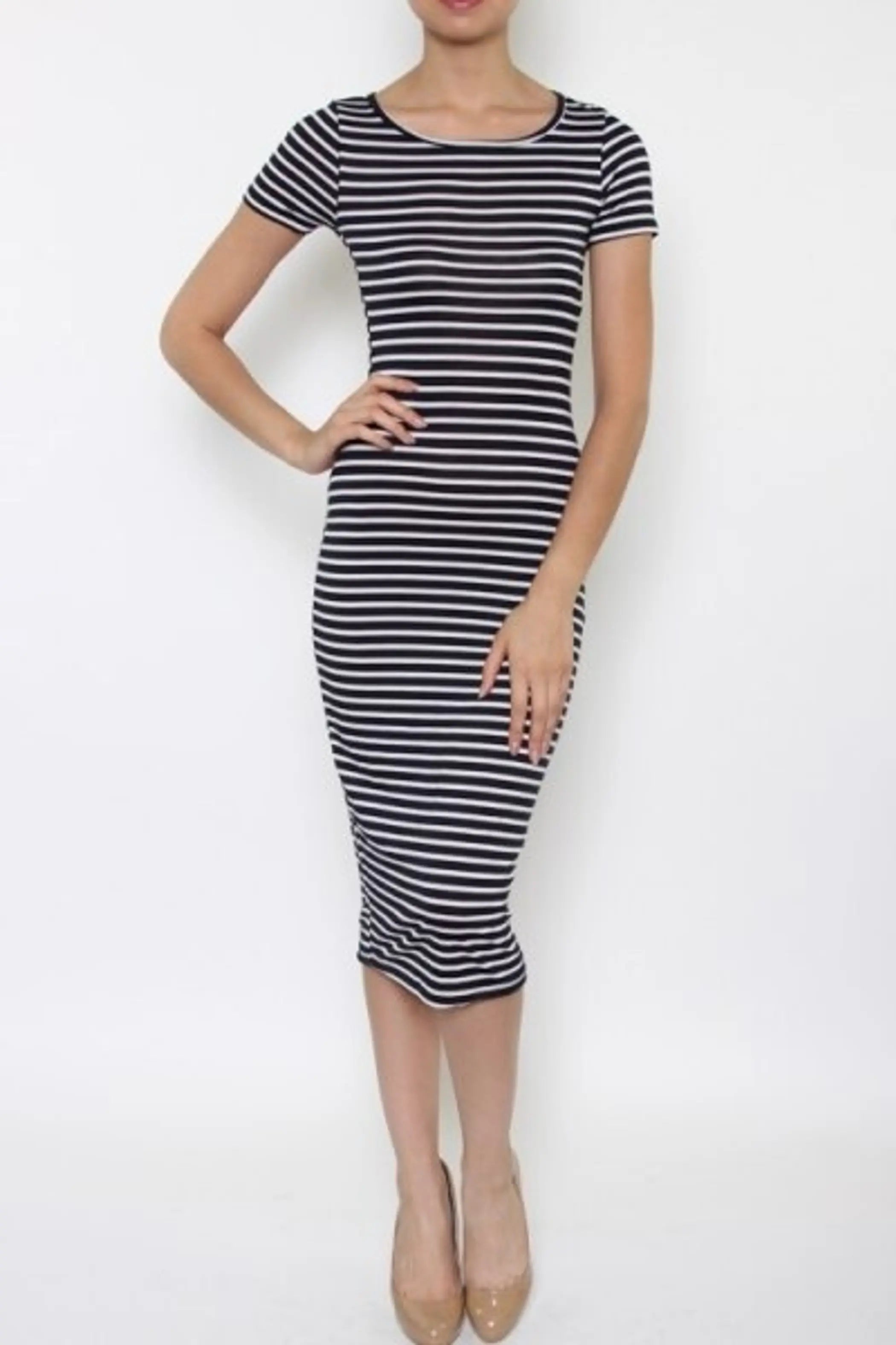 Parallel Casual Chic Midi Dress SurelyMine