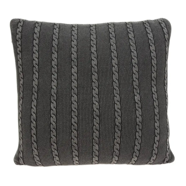Parkland Collection Chico Charcoal Throw Pillow Parkland Collection