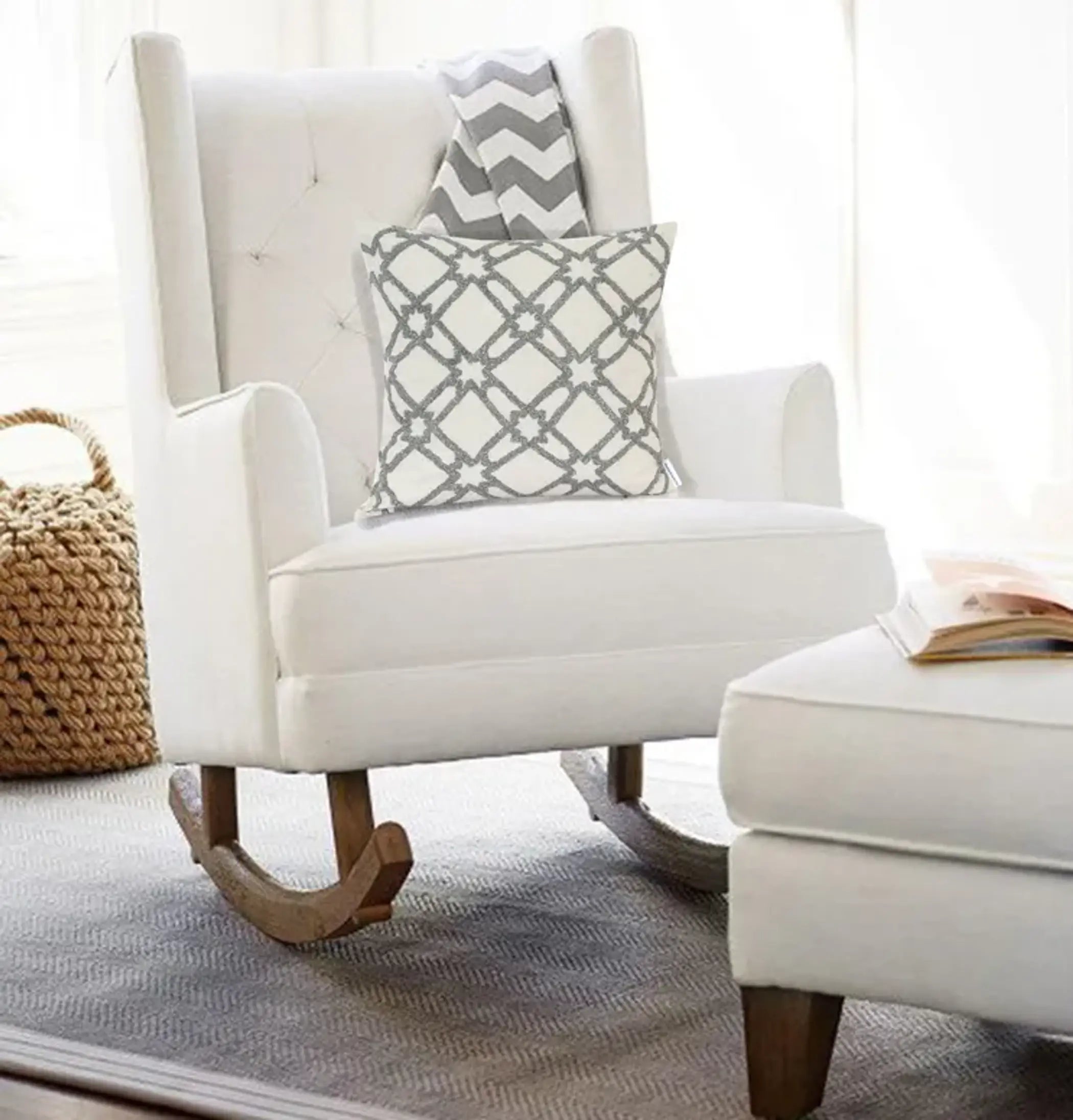Parkland Collection Cora Beige Throw Pillow Parkland Collection