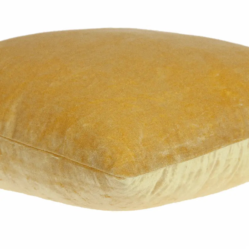 Parkland Collection Danbury Yellow Solid Throw Pillow Parkland Collection