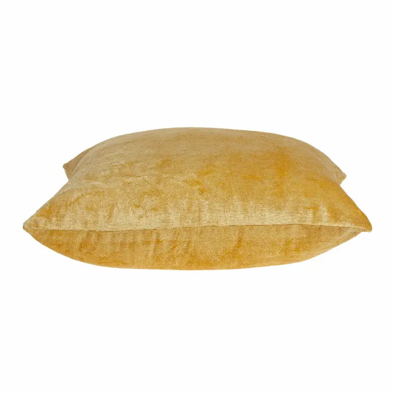 Parkland Collection Danbury Yellow Solid Throw Pillow Parkland Collection