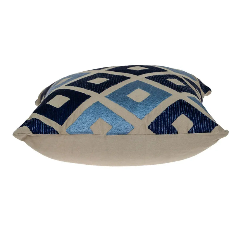 Parkland Collection Diyaa Transitional Beige Pillow Cover With Poly Insert Parkland Collection