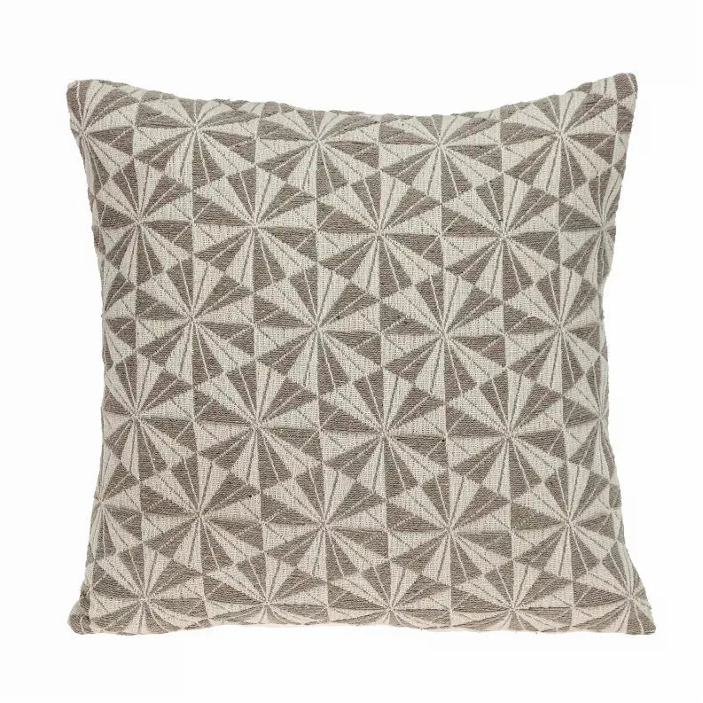 Parkland Collection Dorri Transitional Beige Throw Pillow Parkland Collection