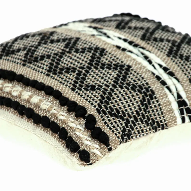 Parkland Collection Ezra Transitional Beige Throw Pillow Parkland Collection