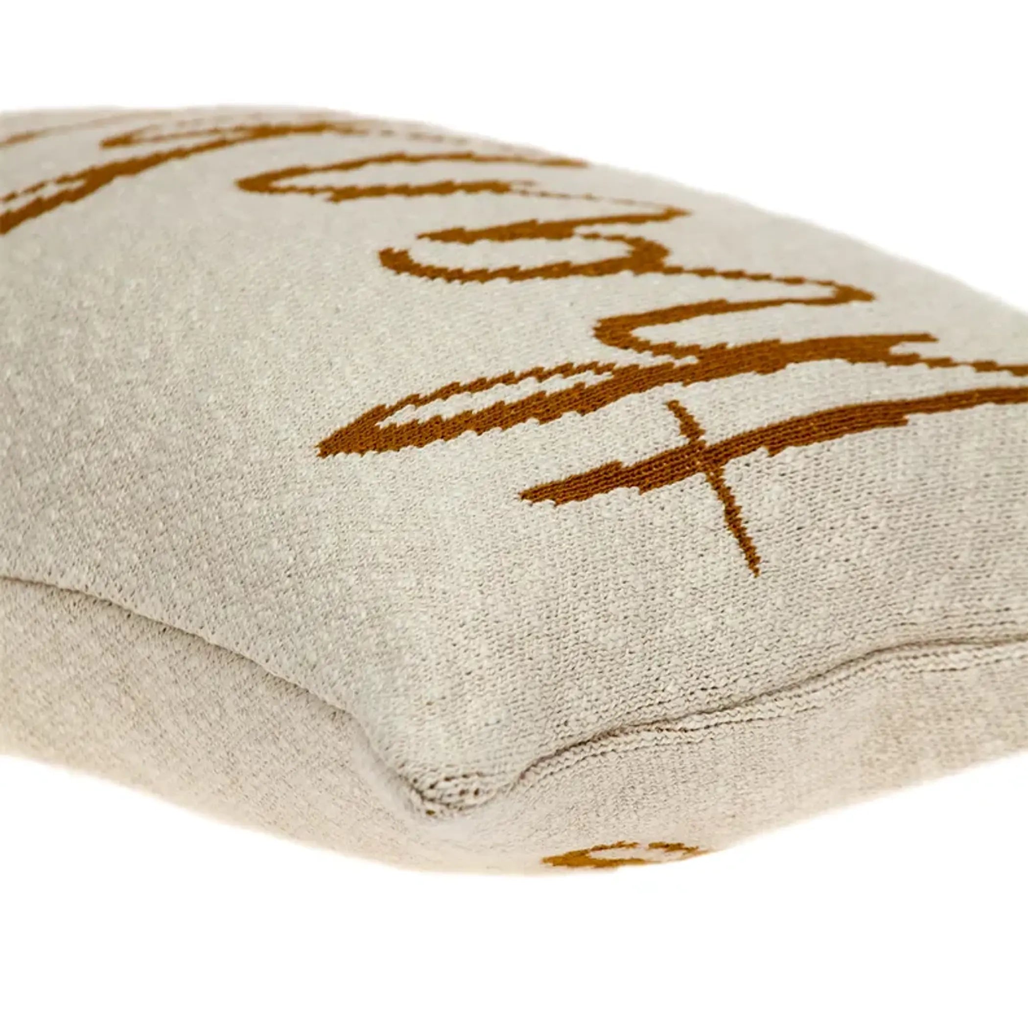 Parkland Collection Gold_Thankful Transitional Beige Throw Pillow Parkland Collection