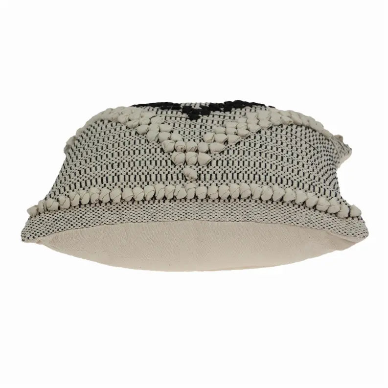 Parkland Collection Janice Bohemian Beige Pillow Cover With Poly Insert Parkland Collection