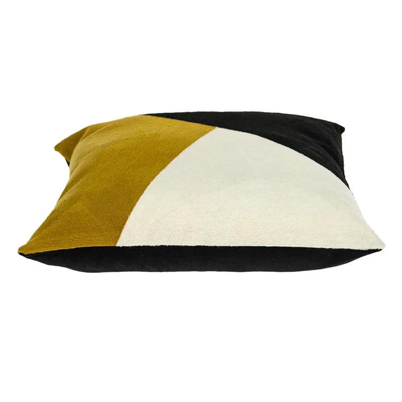 Parkland Collection Lineo Contemporary Multicolor Pillow Cover With Poly Insert Parkland Collection