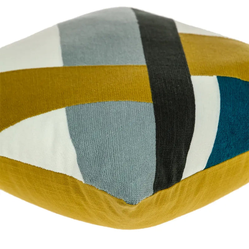 Parkland Collection Lumen Contemporary Multicolor Pillow Cover With Poly Insert Parkland Collection