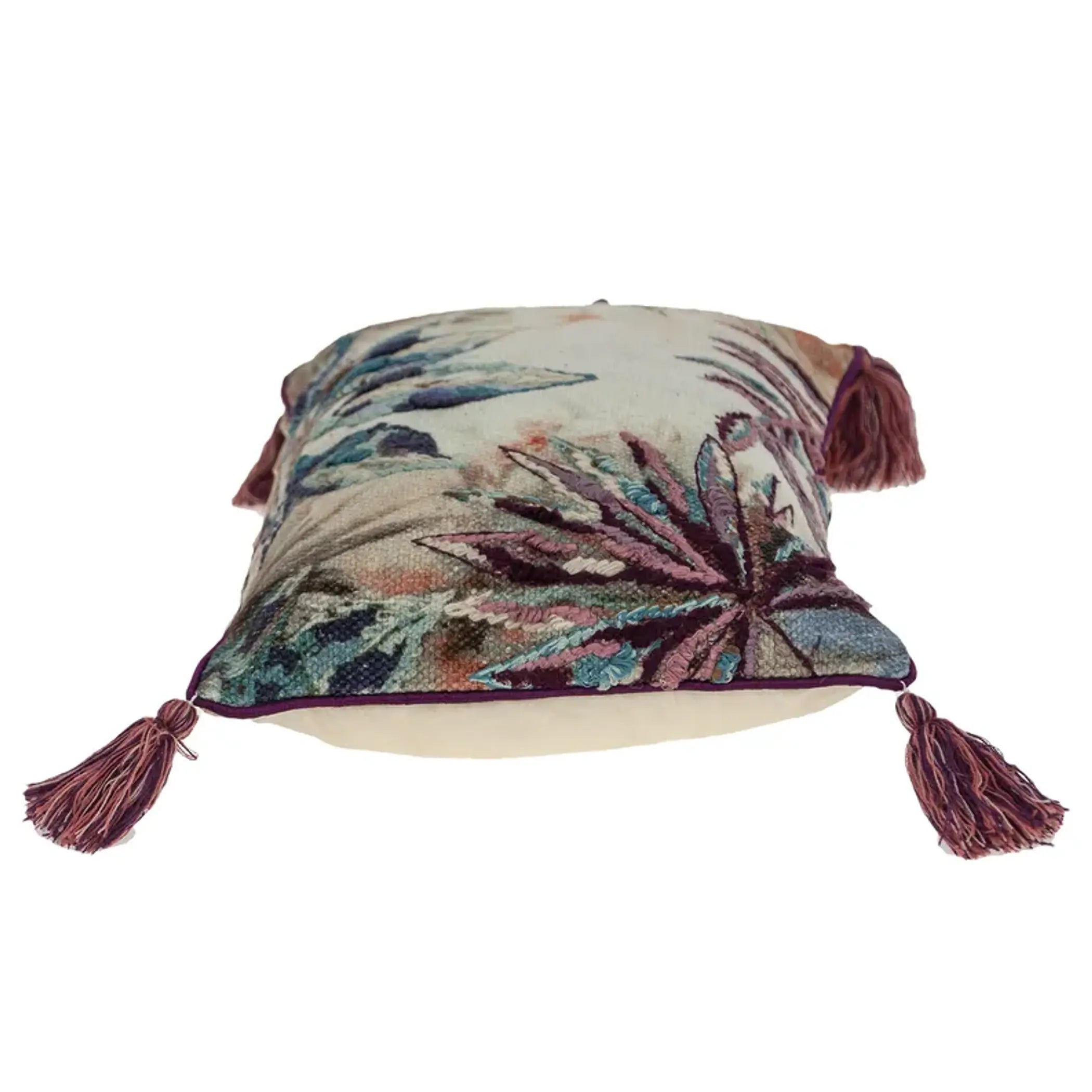 Parkland Collection Lydia Accent Multicolor Pillow Cover With Poly Insert Parkland Collection