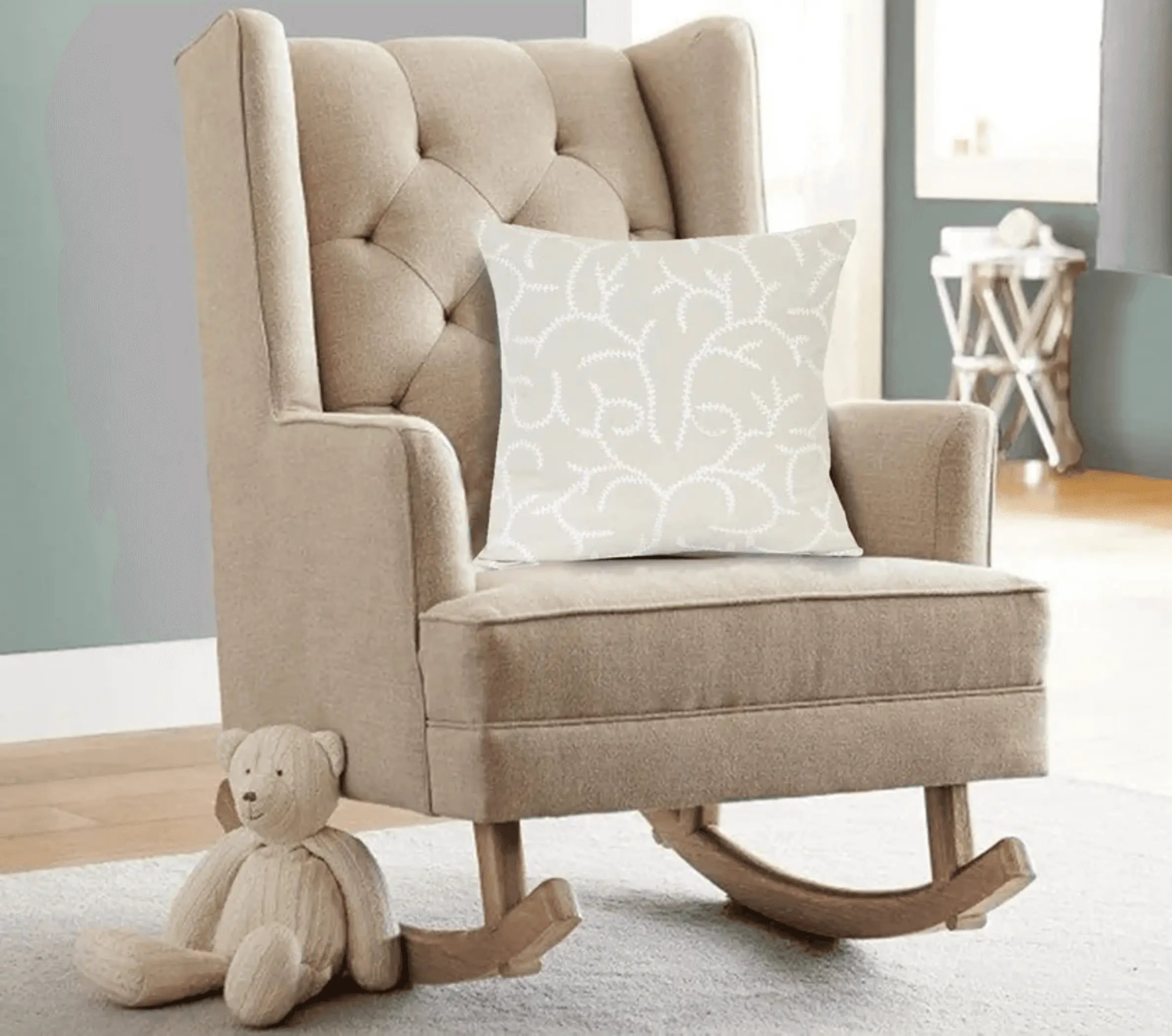 Parkland Collection Nabia Beige Throw Pillow Parkland Collection