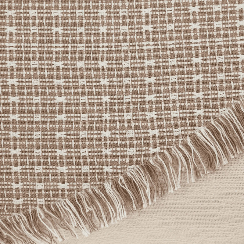Parkland Collection Nirvana Transitional Beige Throw Pillow Parkland Collection