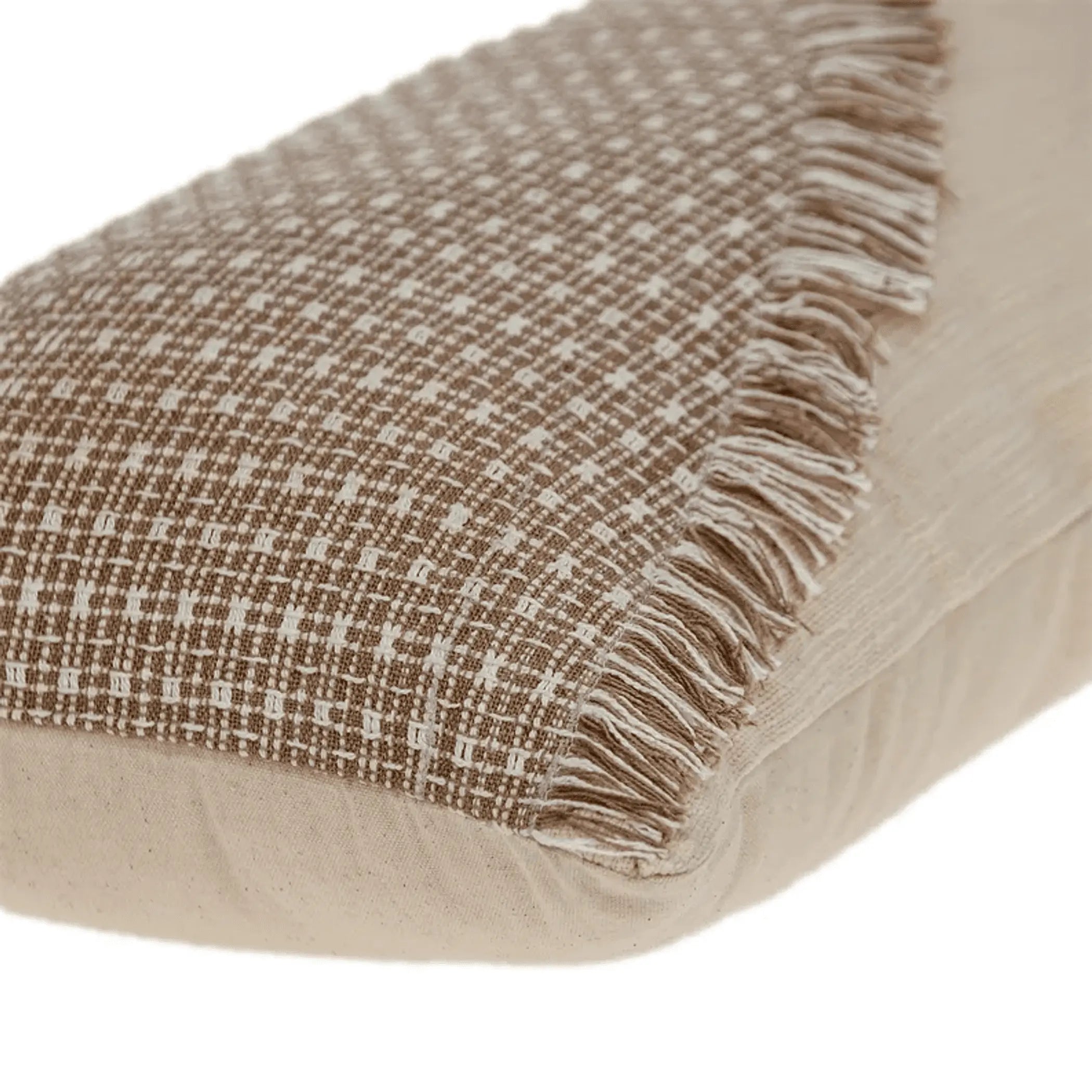 Parkland Collection Nirvana Transitional Beige Throw Pillow Parkland Collection