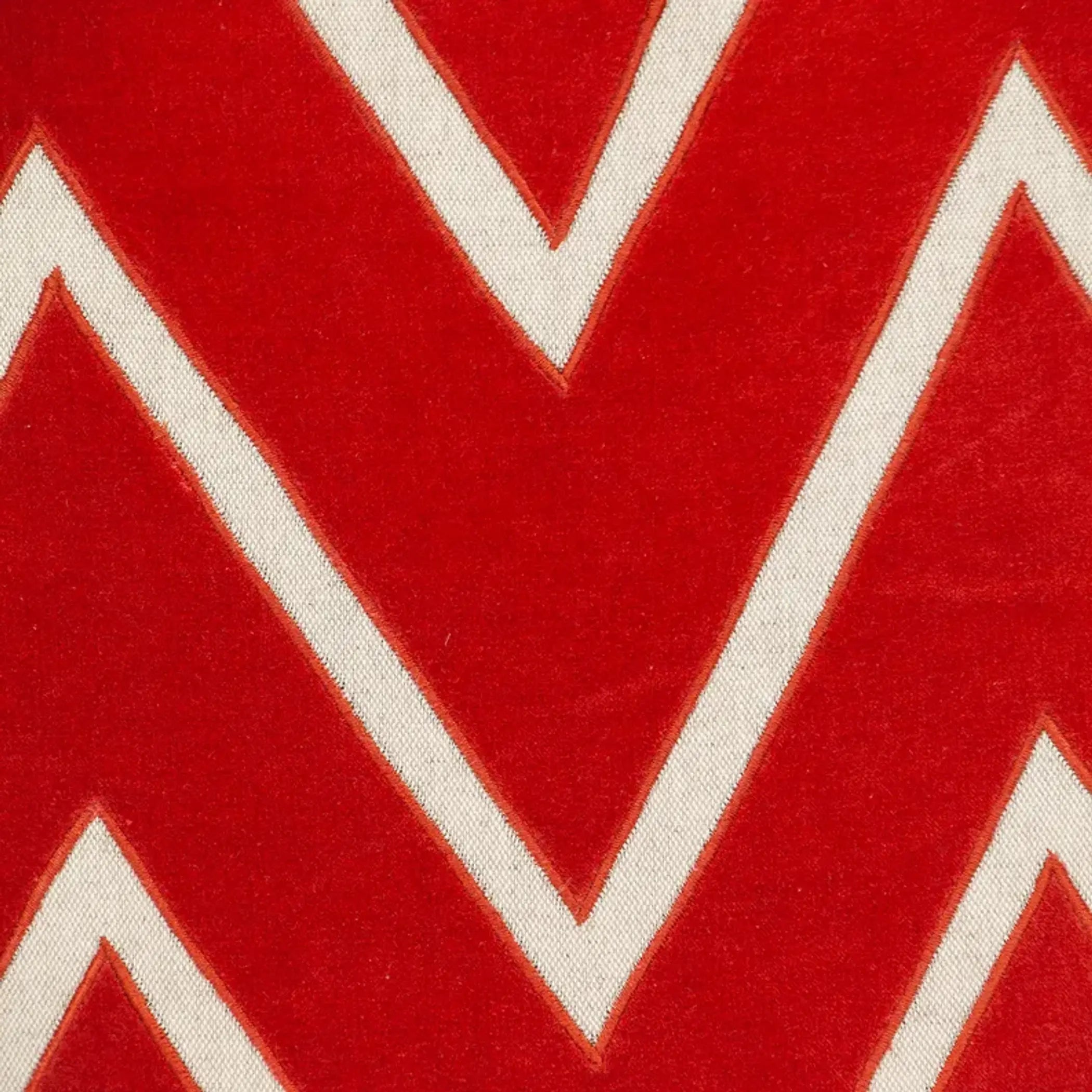 Parkland Collection Onyx Contemporary Red Pillow Cover With Poly Insert Parkland Collection