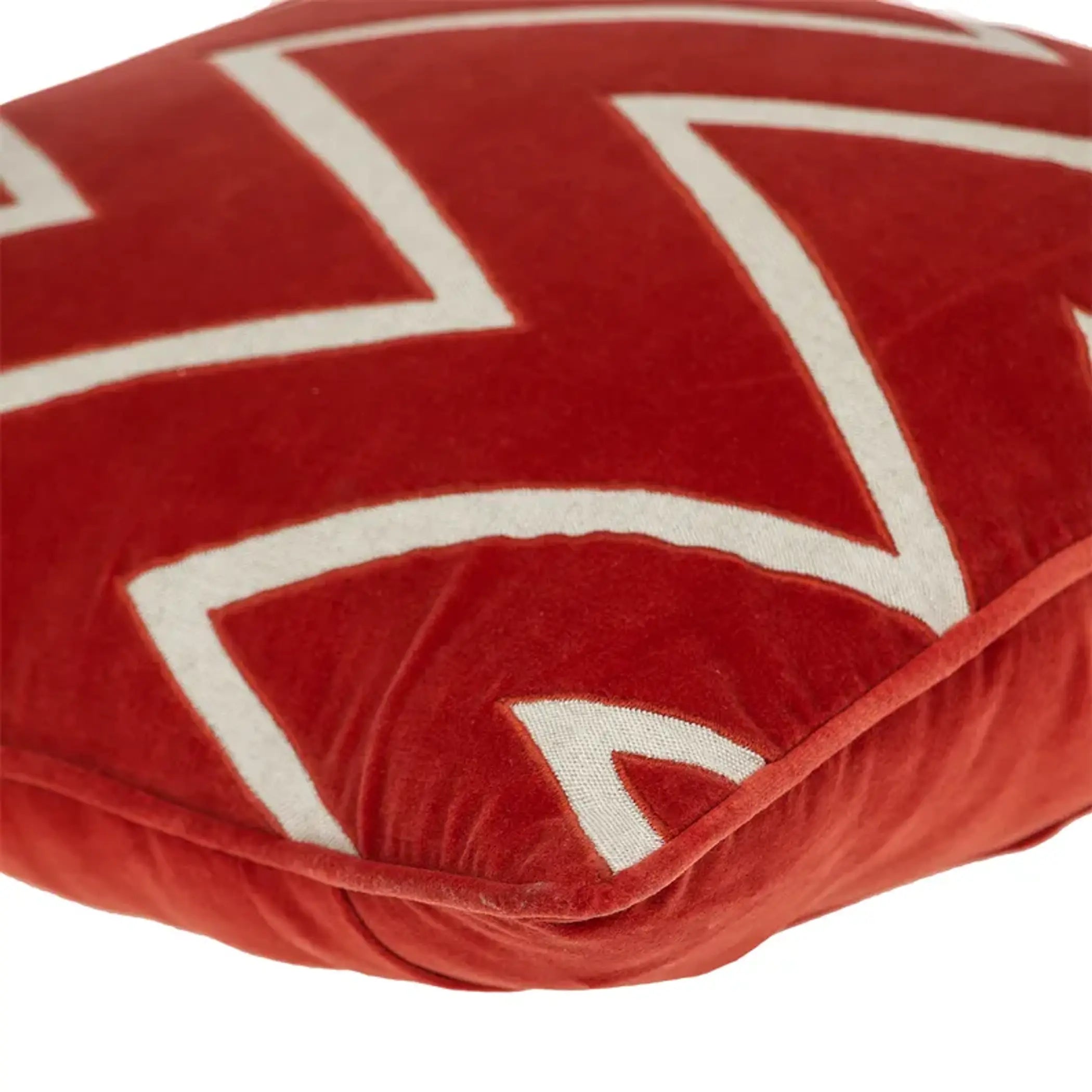 Parkland Collection Onyx Contemporary Red Pillow Cover With Poly Insert Parkland Collection