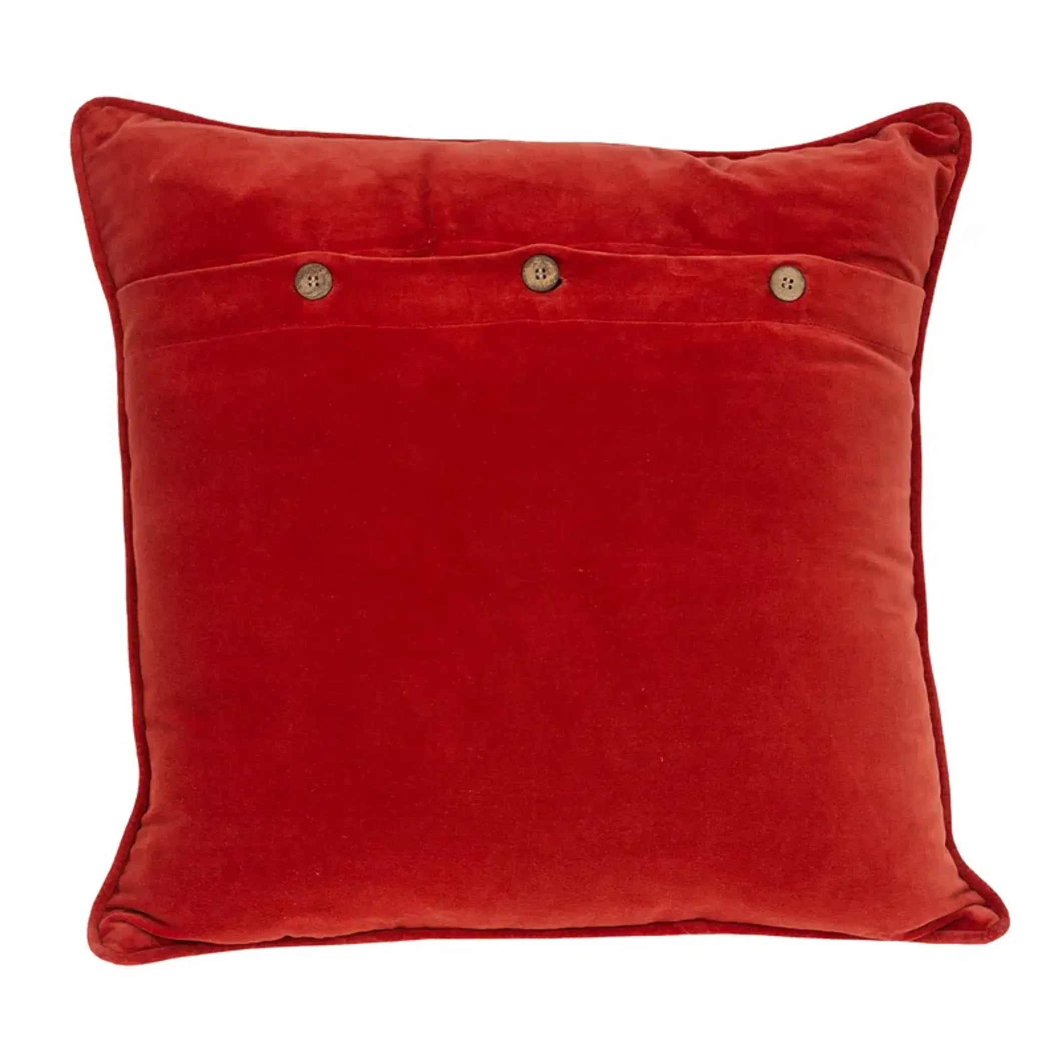 Parkland Collection Onyx Contemporary Red Pillow Cover With Poly Insert Parkland Collection