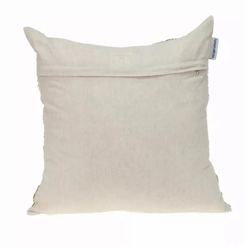 Parkland Collection Periwinkle Transitional Beige & Copper Throw Pillow Parkland Collection