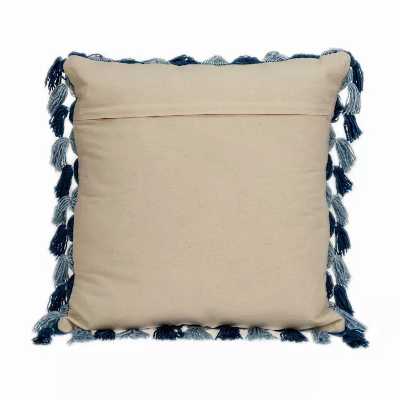 Parkland Collection River Transitional Blue Throw Pillow Parkland Collection