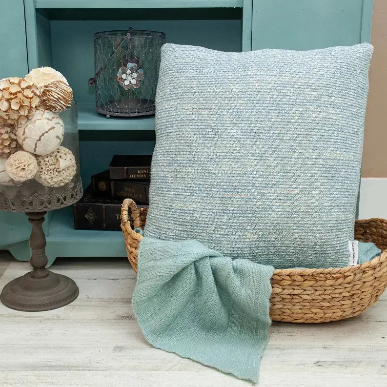 Parkland Collection Tobi Blue Throw Pillow Parkland Collection