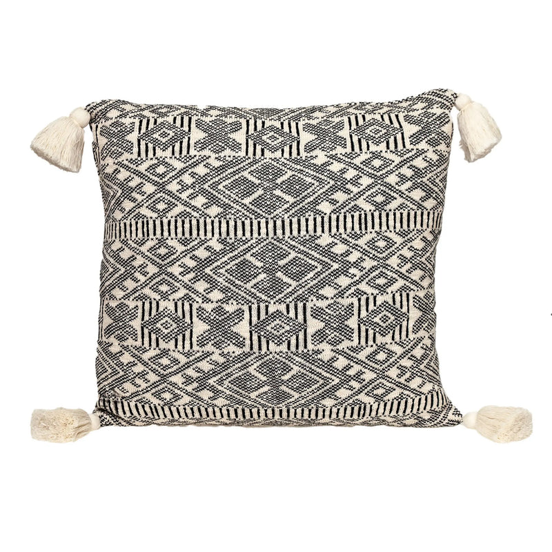 Parkland Collection Toby Transitional Cream Throw Pillow Parkland Collection