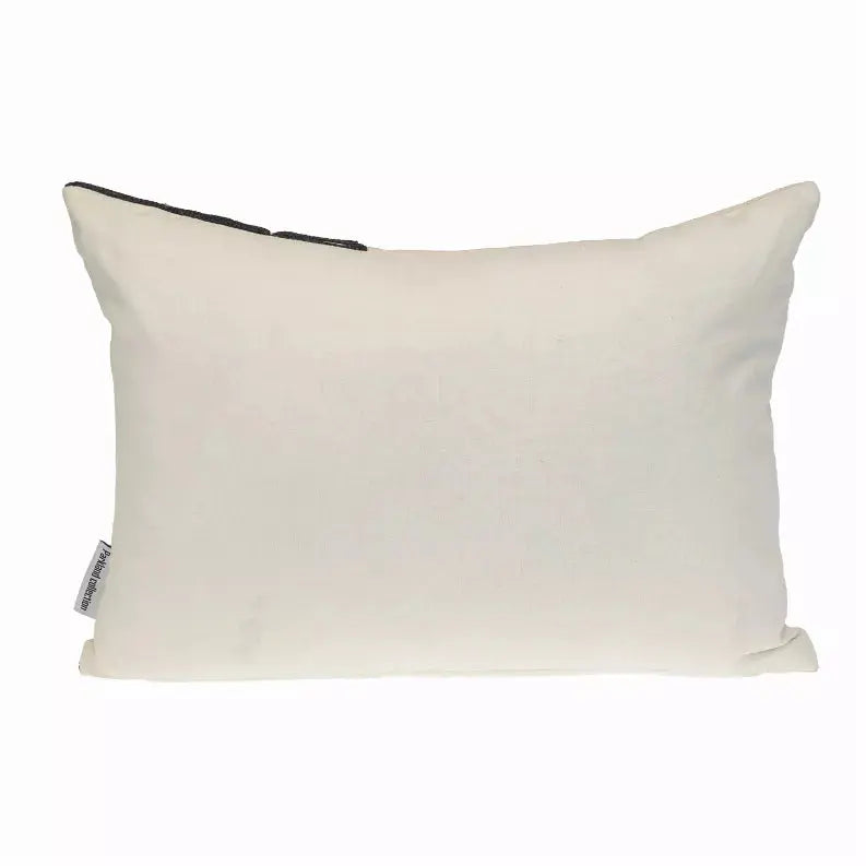 Parkland Collection Transitional Geometric Beige 14" x 20" Pillow Parkland Collection