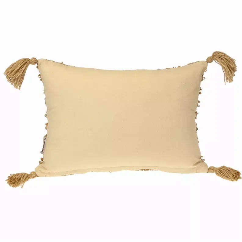 Parkland Collection Transitional Multiple Lines Beige 14" x 20" Pillow Parkland Collection