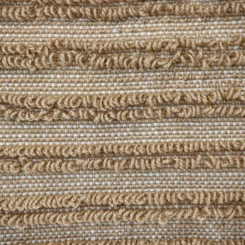 Parkland Collection Transitional Multiple Lines Beige 14" x 20" Pillow Parkland Collection