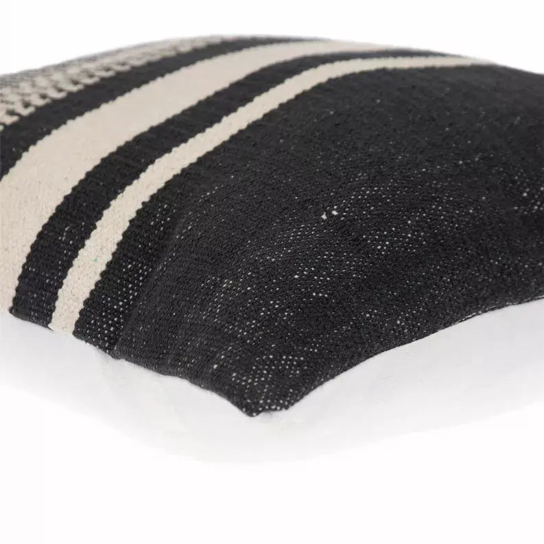 Parkland Collection Transitional Striped Square Pillow Parkland Collection