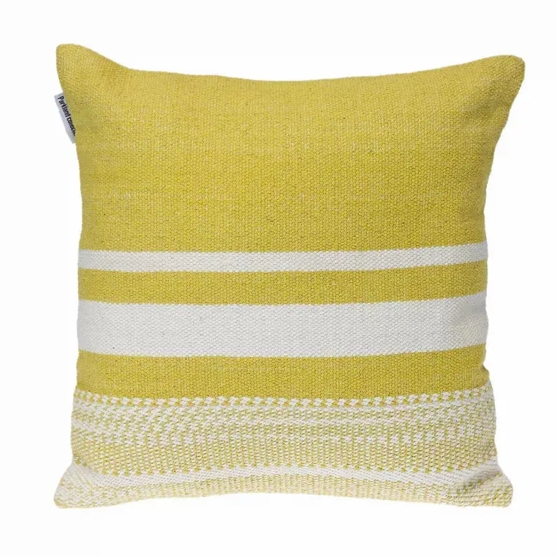 Parkland Collection Transitional Striped Square Pillow Parkland Collection