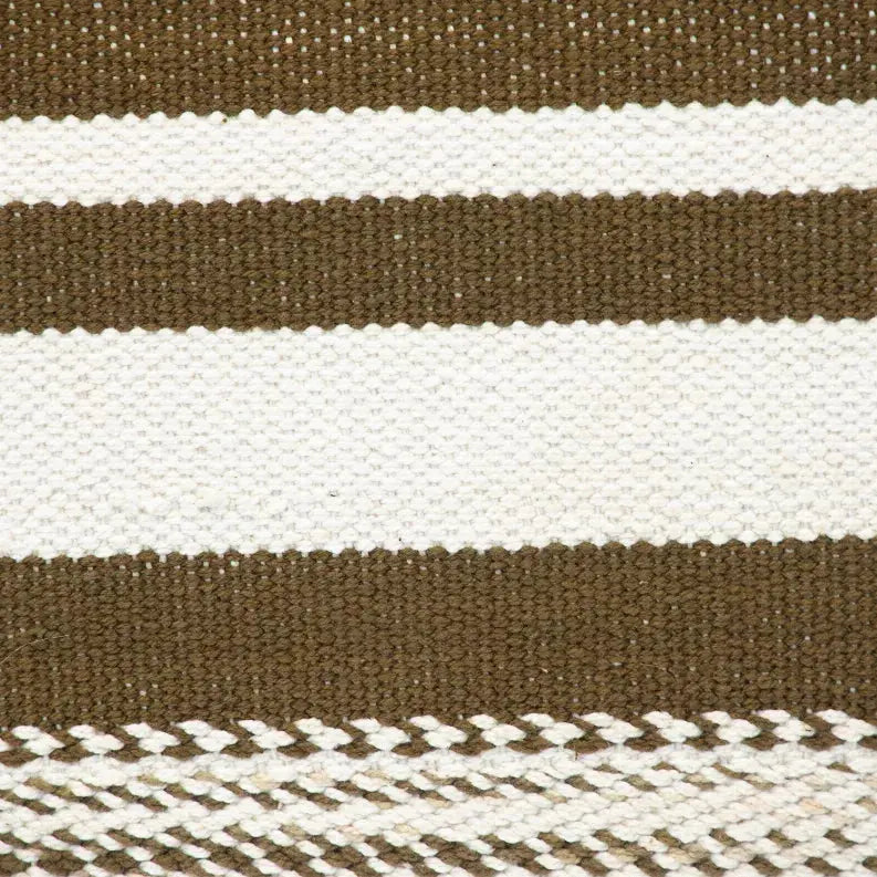 Parkland Collection Transitional Striped Square Pillow Parkland Collection