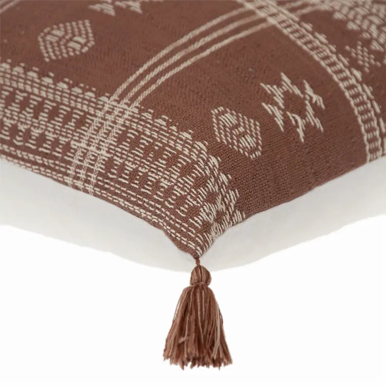 Parkland Collection Transitional Tribal Square 18" x 18" Pillow Parkland Collection