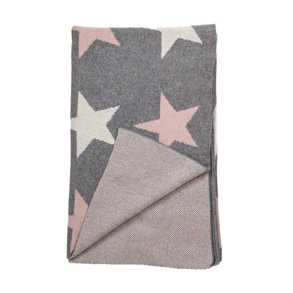 Parkland Collection Twinkle Stars Transitional KNITTED 32" X 40" Baby Blanket Parkland Collection