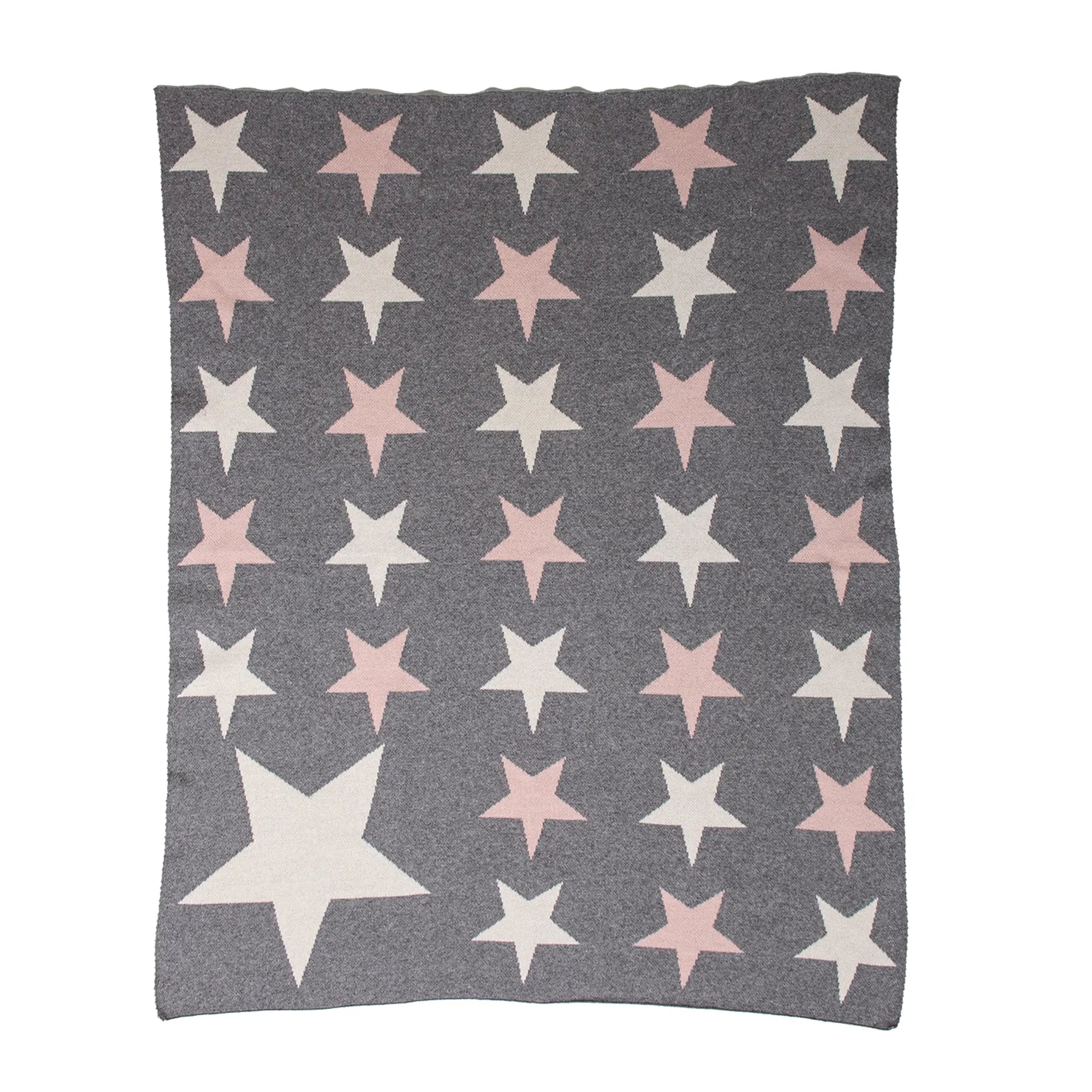 Parkland Collection Twinkle Stars Transitional KNITTED 32" X 40" Baby Blanket Parkland Collection