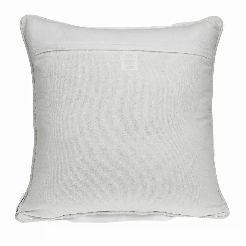 Parkland Collection Vega Gray and White Throw Pillow Parkland Collection
