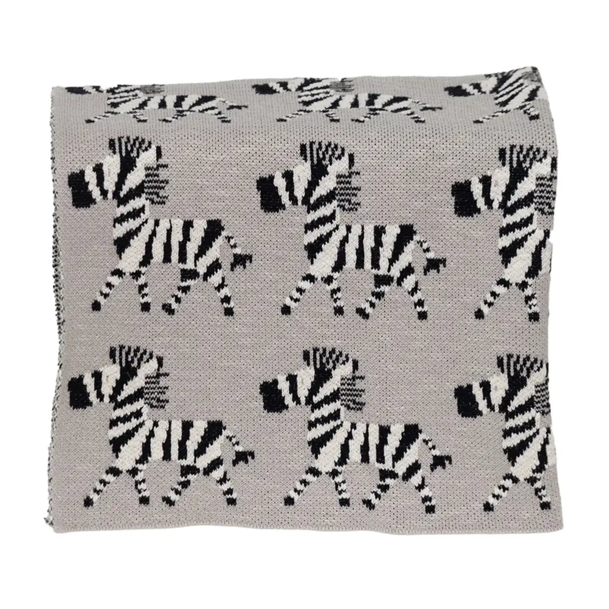 Parkland Collection Zara Transitional Gray Kinitted 32" X 40"  Baby Blanket Parkland Collection