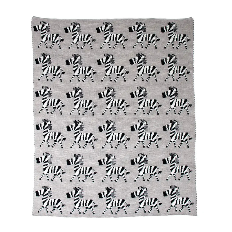 Parkland Collection Zara Transitional Gray Kinitted 32" X 40"  Baby Blanket Parkland Collection