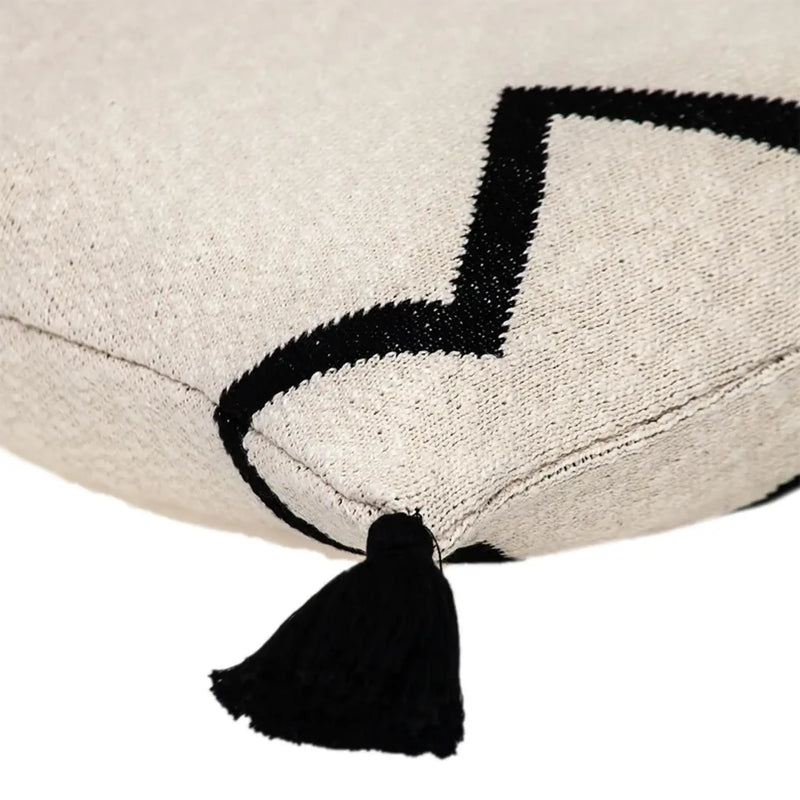 Parkland Collection Zinga Transitional Cream Throw Pillow Parkland Collection